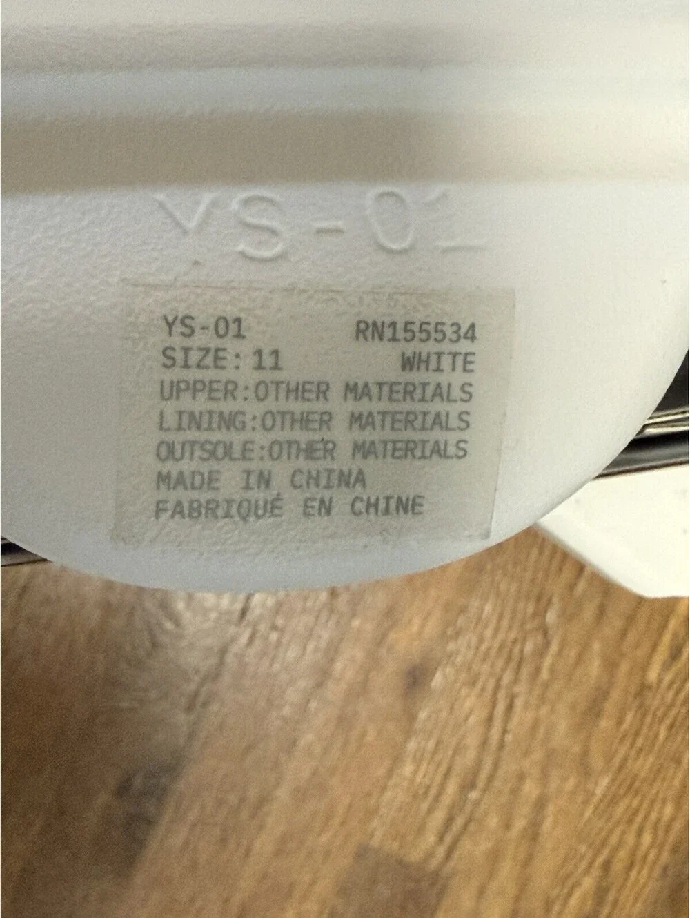 MEN'S ADIDAS YEEZY 01  SLIDE SANDALS  White , Size 11, New In Box